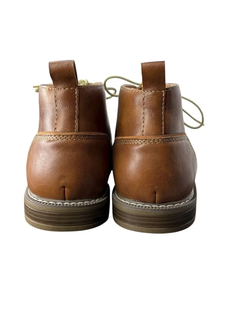 St. John’s Bay Action Chukka Boots Men Size 10 Cognac Brown